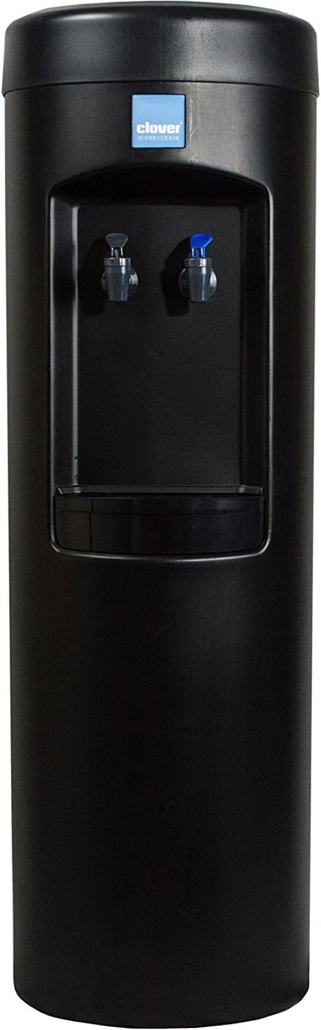 Clover B7B Water Dispenser -Room Temperature and Cold, Bottleless with Install Kit, Conversion Kit -Black