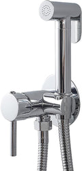 Handheld Bidet Sprayer for Toilet, Baby Cloth Diaper Hot and Cold Water Wall Mounted Brass Kit for Personal Hygiene Cleaning,Chrome(Chrome)