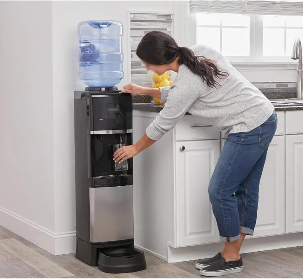 hot water dispensers Water Dispenser Top Loading Hot/Cold Temperature Black and Stainless Steel instant hot water dispenser