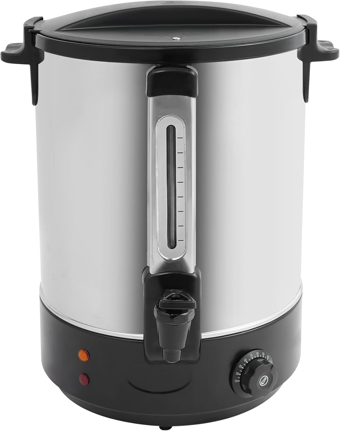 19L Hot Water Dispenser, Electric Heat Preservation Bucket, Commercial Hot Water Dispenser for Outdoor Picnics, Travels, Cafes, Buffets & Hotels, Restaurants (Black)