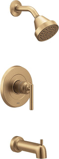 Moen Gibson M-CORE 2-SeriesTrim Kit with Showerhead, Shower Handle and Tub Spout, Valve Required, Bronzed Gold, UT2903EPBZG