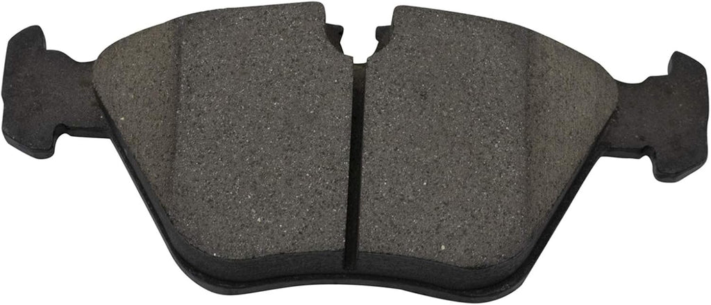 TRQ Performance Front Brake Pad and Rotor Set Ceramic Coated Drilled Slotted Vented Rotors Compatible with 2001-2006 BMW 330Ci 2001-2005 330i 330xi 2006-2008 Z4