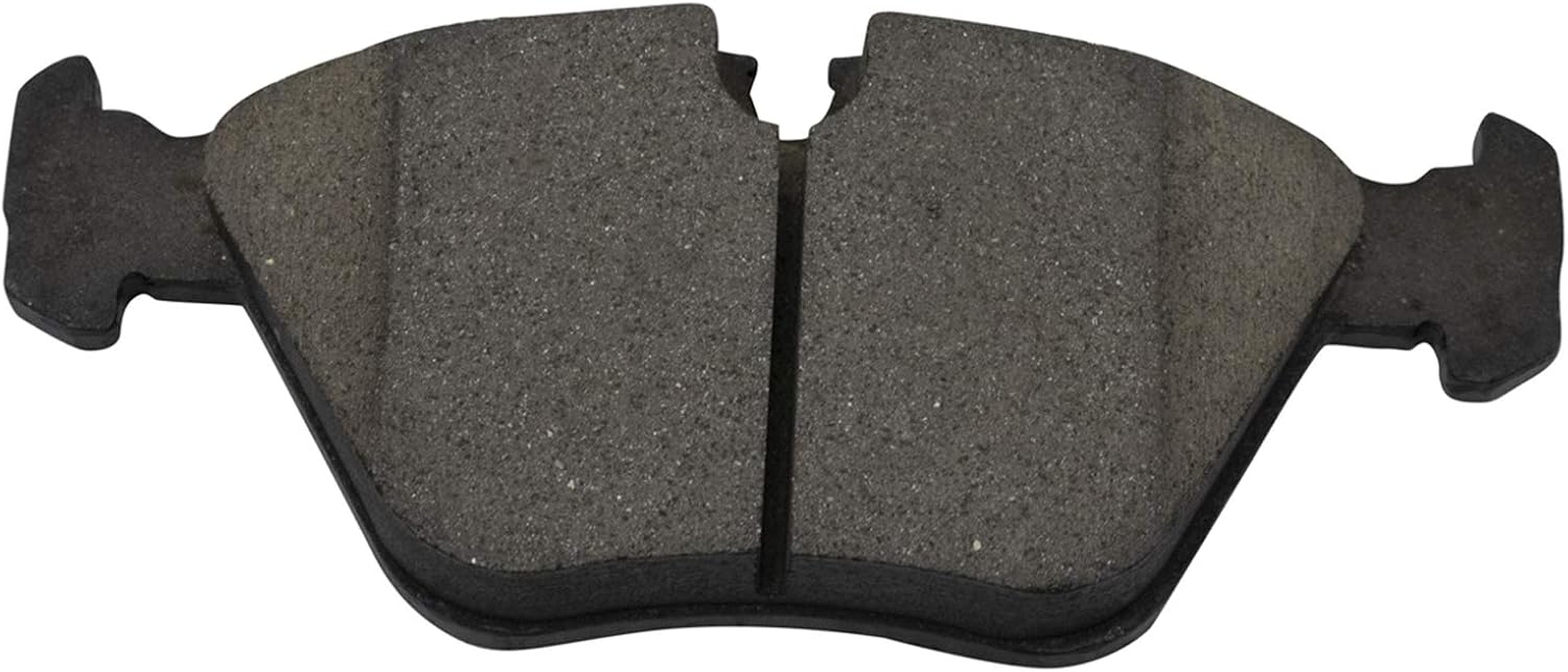 TRQ Performance Front Brake Pad and Rotor Set Ceramic Coated Drilled Slotted Vented Rotors Compatible with 2001-2006 BMW 330Ci 2001-2005 330i 330xi 2006-2008 Z4