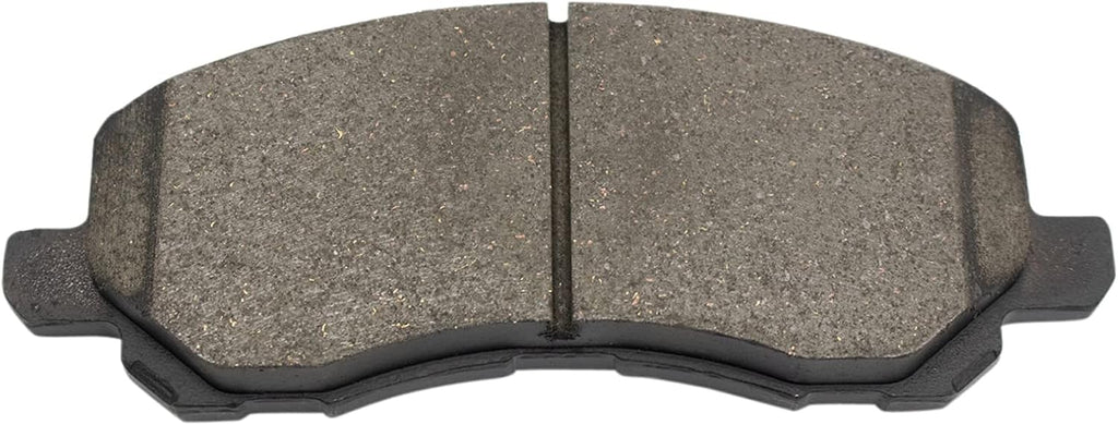 TRQ Performance Front Brake Pad and Rotor Set Ceramic Coated Drilled Slotted Compatible with 2017 Jeep Compass Patriot
