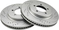 KAC - 305mm Front Disc Brake Rotors | Brake Kit for 2006-2010 Explorer; Mountaineer, 2007-2010 Explorer Sport Trac 2pcs Automotive Replacement Brake Rotors,54143