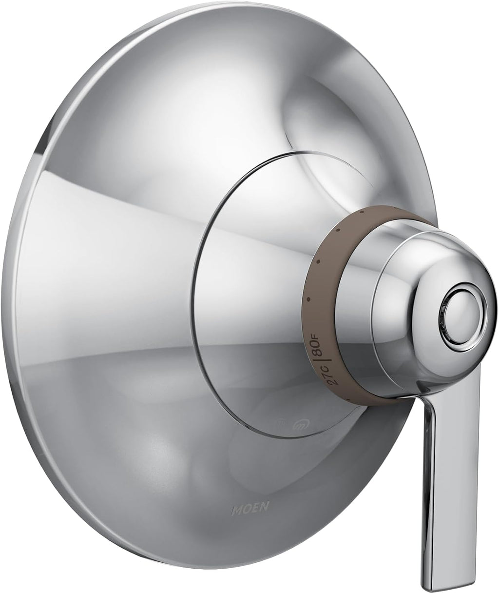 Moen Doux Chrome ExactTemp Thermostatic Valve Shower Trim Kit, Valve Required, TS3101