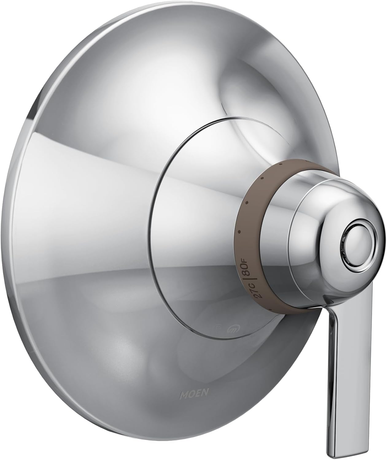 Moen Doux Chrome ExactTemp Thermostatic Valve Shower Trim Kit, Valve Required, TS3101