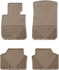 WeatherTech All-Weather Floor Mats for BMW 325i, 328i, 335i - 1st & 2nd Row (W61TN-W141TN), Tan