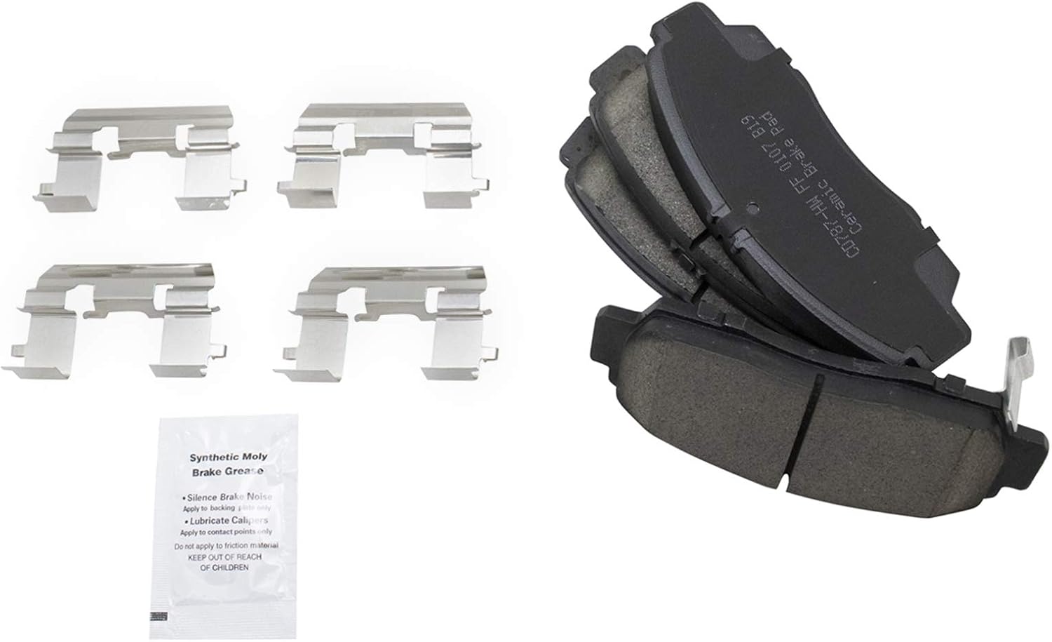 TRQ Performance Front Brake Pad and Rotor Set Ceramic Coated Drilled Slotted Rotors Calipers Compatible with 2001-2003 Acura CL 1999-2008 TL 2003-2009 Honda Accord