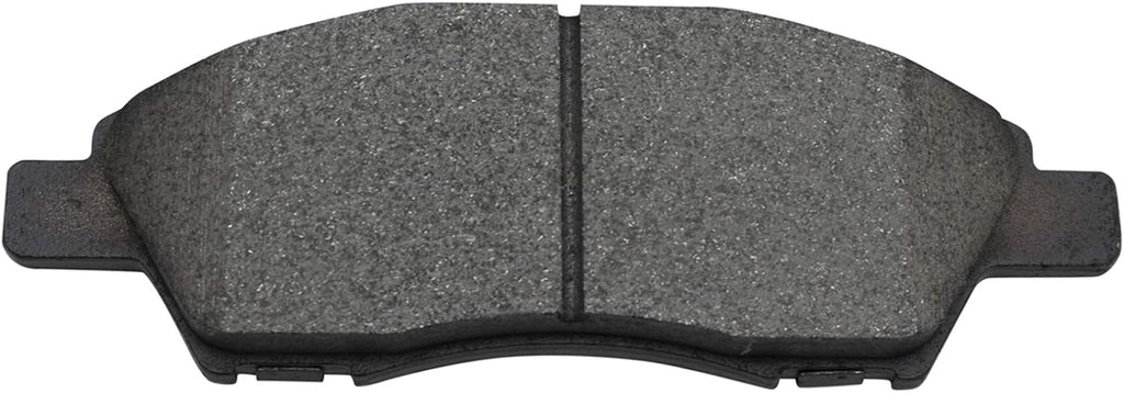 TRQ Performance Front Brake Pad and Rotor Set Ceramic Drilled Slotted Coated Rotors Compatible with 2012-2018 Nissan Versa 2014-2018 Versa Note
