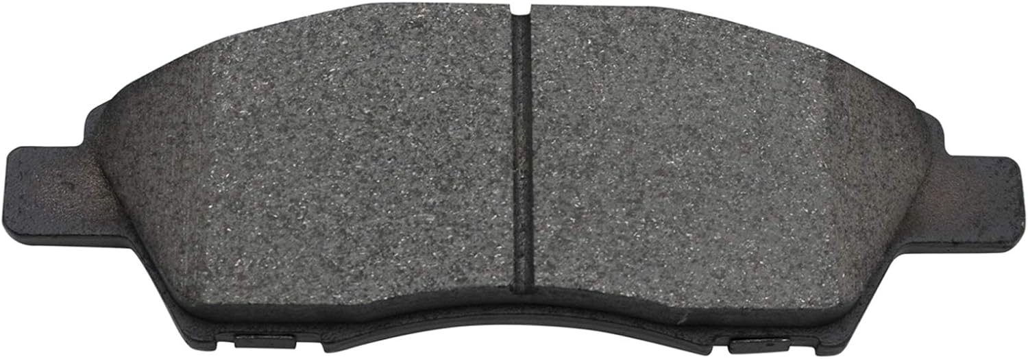 TRQ Performance Front Brake Pad and Rotor Set Ceramic Drilled Slotted Coated Rotors Compatible with 2012-2018 Nissan Versa 2014-2018 Versa Note