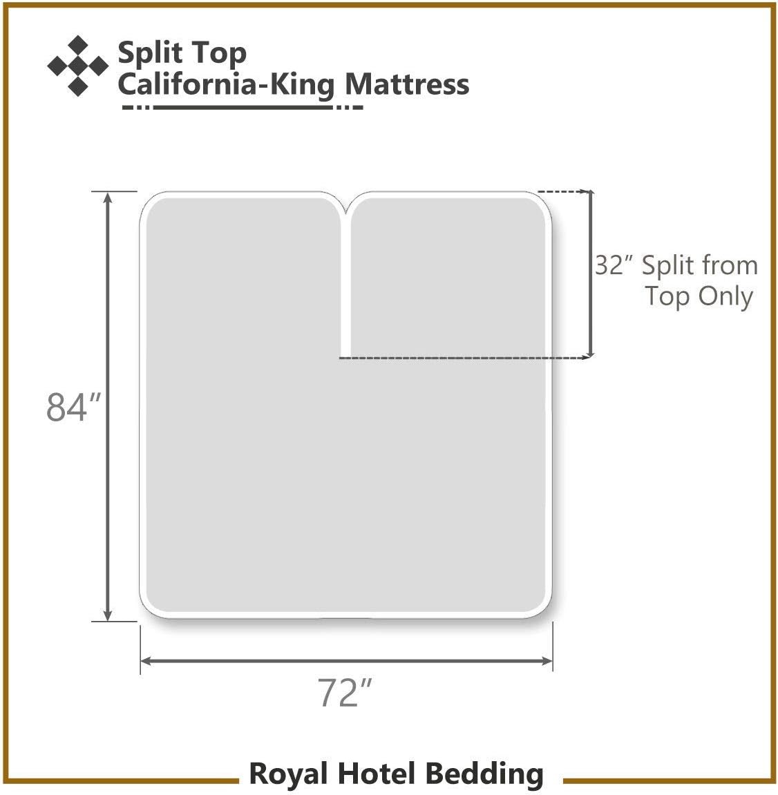Royal Hotel Bedding Abripedic Crispy Percale Sheets, 300-Thread-Count, 4PC Solid Sheet Set, 100% Cotton, Up to 18 Inch Deep Pocket, Top Split California-King, Aqua-Sky