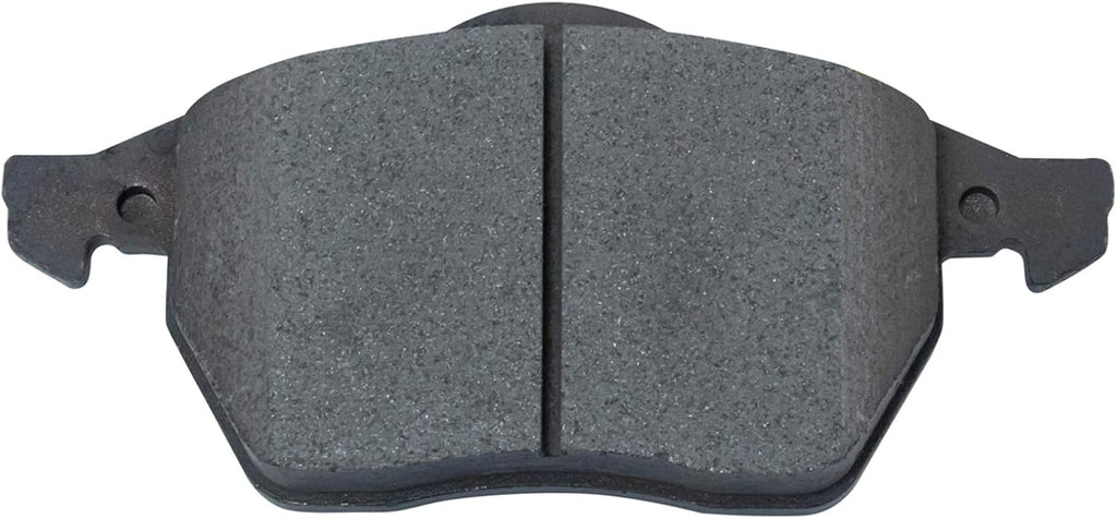 TRQ Performance Front Brake Pad and Rotor Set Ceramic Coated Drilled Slotted Rotors Compatible with 1999-2010 Volkswagen Beetle 1999-2006 Golf 1999-2005 Jetta