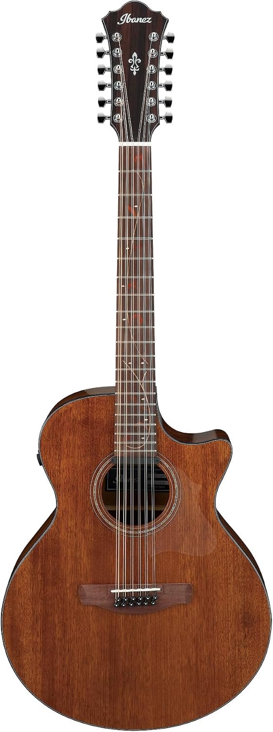 Ibanez AE2912 12-string Acoustic-electric Guitar - Natural Low Gloss