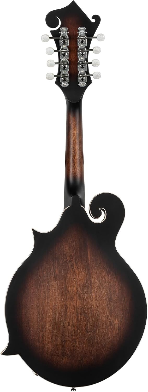 Ortega Americana Series F-Style Acoustic-Electric Mandolin, Satin Whiskey Burst (RMFE30-WB)