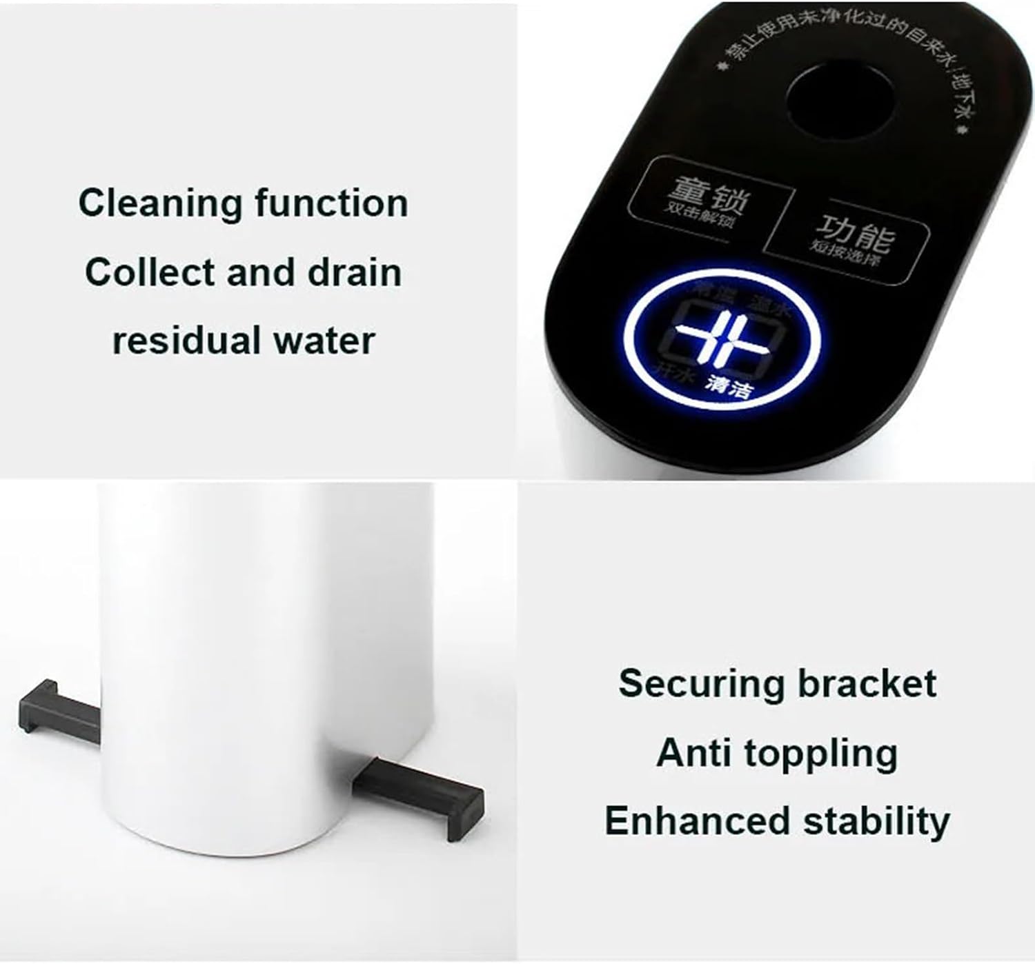 hot water dispensers Instant Hot Water Heating Dispenser Portable Travel Desktop Heater Pump Drinking Bottle Boiler Electric Kettle instant hot water dispenser (Color : With water tank-3)