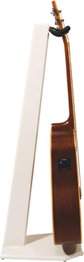 Ruach GS-5 Wooden Guitar Stand for Acoustic, Electric and Bass Guitar - White