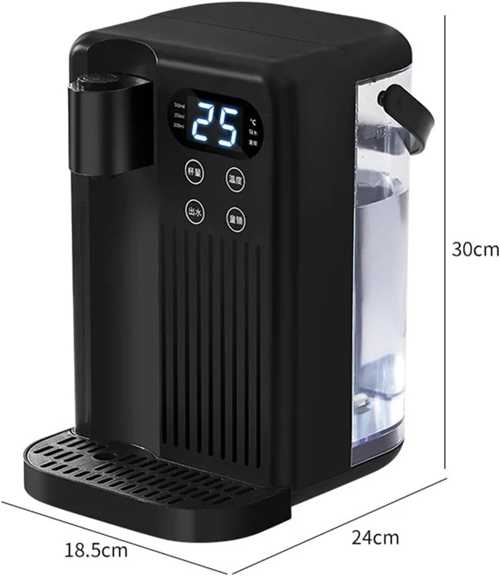 2000W Electric Instant Hot Water Dispenser, Energy Efficient Boiling Kettle with 3L Water Tank, 12 Gear Water Temperature and 8 Gear Water Volume Control, Quick(Black)
