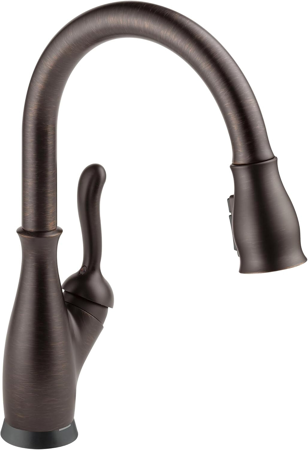 Delta Faucet Leland VoiceIQ Touch Kitchen Faucet with Touchless Technology, Oil Rubbed Bronze Kitchen Faucet, Smart Faucet, Alexa and Google Assistant Voice Activated, Venetian Bronze 9178TLV-RB-DST