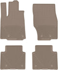 WeatherTech All-Weather Floor Mats for Jeep Grand Cherokee, Grand Cherokee 4xe - 1st & 2nd Row (W614TN-W615TN), Tan