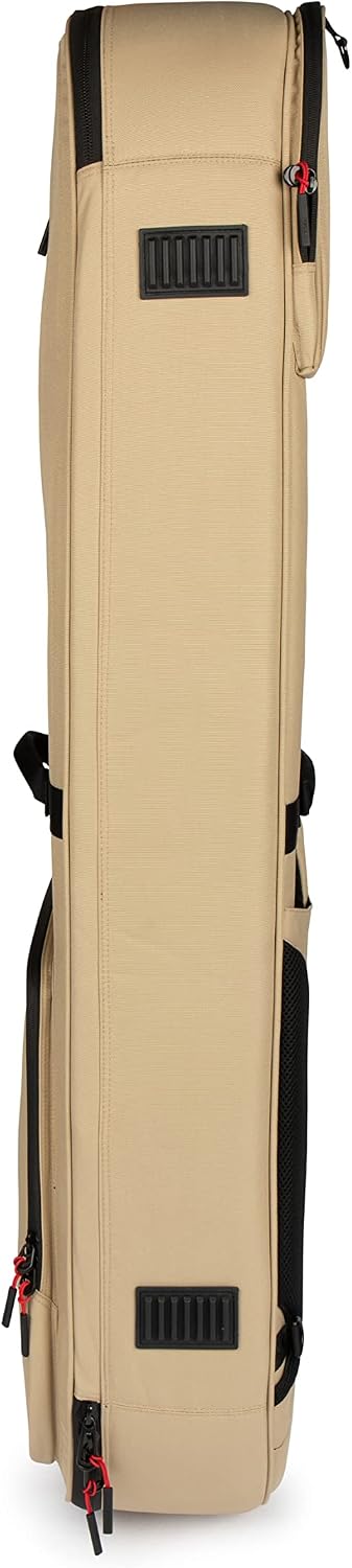 Gator Cases ICON Series Premium Weather Resistant Gig Bag for Acoustic Guitars with TSA Luggage Lock-Friendly Zipper Pulls; Khaki (G-ICONDREAD-KHK)