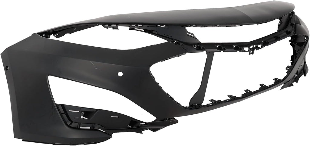 Garage-Pro Bumper Cover Compatible with Chevrolet Malibu 2019-2023 For Models With Parallel Park Assist Primed Front, Upper GM1000A38