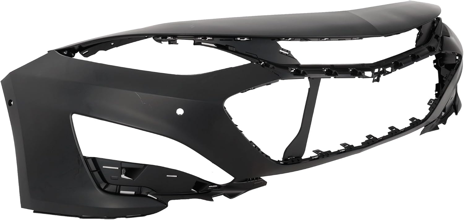 Garage-Pro Bumper Cover Compatible with Chevrolet Malibu 2019-2023 For Models With Parallel Park Assist Primed Front, Upper GM1000A38
