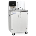 Paragon Electric Portable Sink - Hot and Cold Water Mobile Portable Hand Washing Station - White