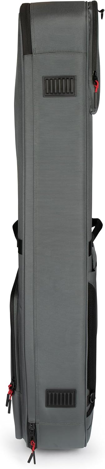 Gator Cases ICON Series Premium Weather Resistant Gig Bag for Acoustic Guitars with TSA Luggage Lock-Friendly Zipper Pulls; Grey (G-ICONDREAD-GRY)