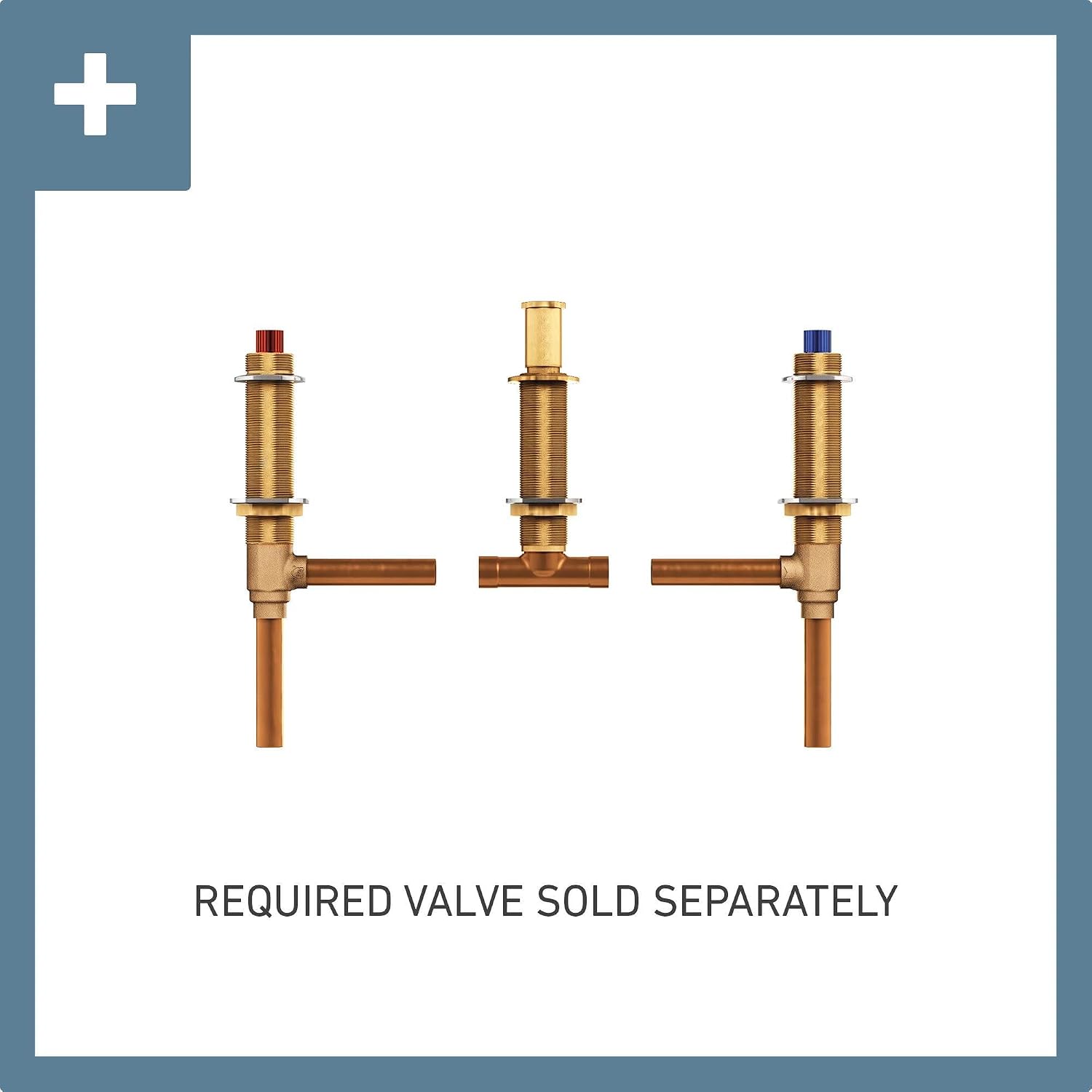 Moen T393BN Align 2-Handle Deck Mount Modern Roman Tub Faucet Trim Kit, Valve Required, Brushed Nickel