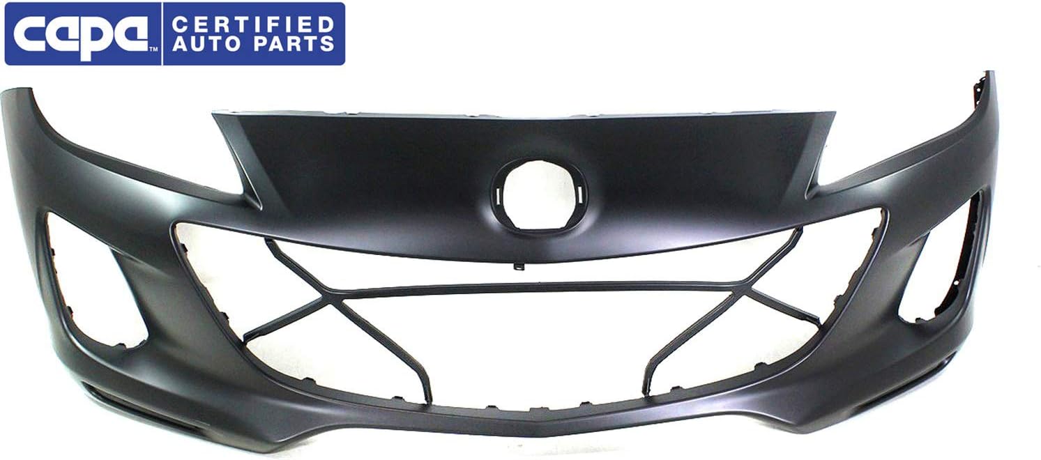 Garage-Pro Bumper Cover Compatible with Mazda 3 2012-2013 Primed Front CAPA MA1000235C