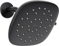 Moen Verso Eco-Performance Infiniti Dial Square Rain Shower Head, 7-Inch Diameter Spray Head, Matte Black, 220R5EPBL
