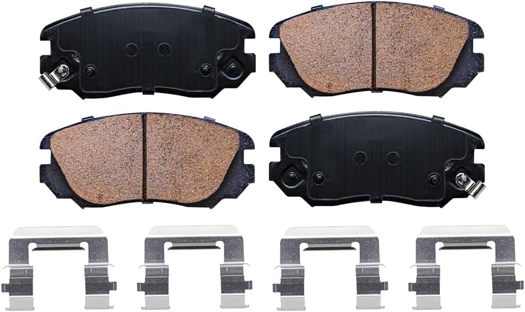 Detroit Axle - Front Brake Kit for Chevrolet Malibu Limited Buick LaCrosse Regal, Disc Brake Rotors Ceramic Brakes Pads with Hardware Replacement : 11.65' inch Rotor