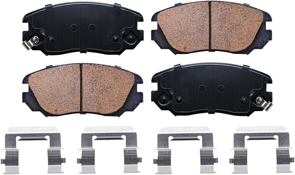 Detroit Axle - Front Brake Kit for Chevrolet Malibu Limited Buick LaCrosse Regal, Disc Brake Rotors Ceramic Brakes Pads with Hardware Replacement : 11.65' inch Rotor