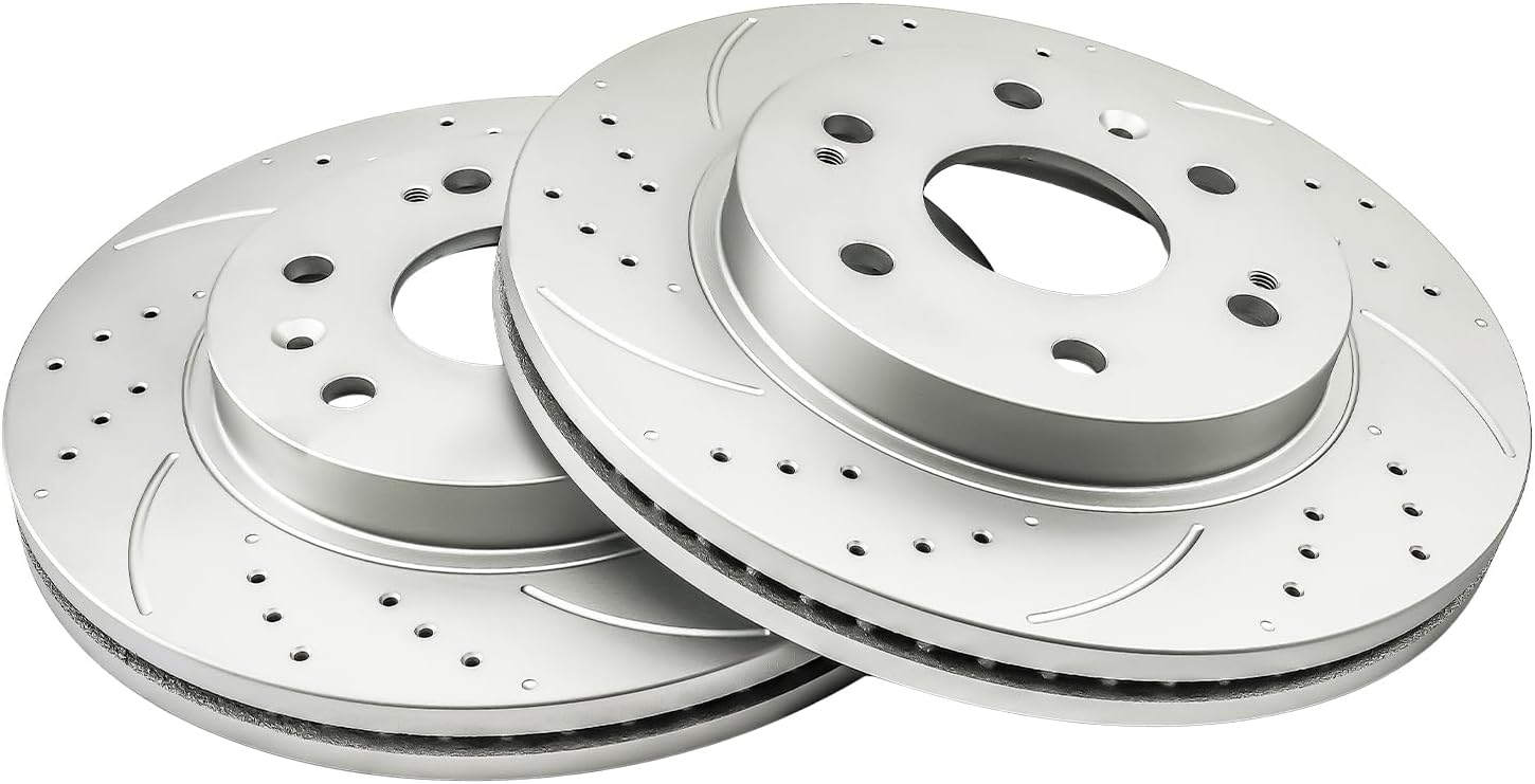 KAC 12.99 inch(330mm) Front Brake Rotors |Brake Kit for Chevrolet 2005-2009 2014-2018 Silverado 1500,GMC 2007-2009 2014-2018 Sierra 1500,2010-2013 2019 Silverado 1500 5.3L,Automotive Replacement