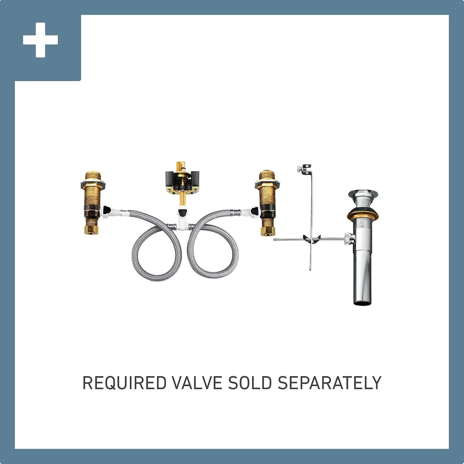 Moen TS44102BL Colinet Traditional Two-Handle Widespread High-Arc Bathroom Faucet with Lever Handles, Valve Required, Matte Black