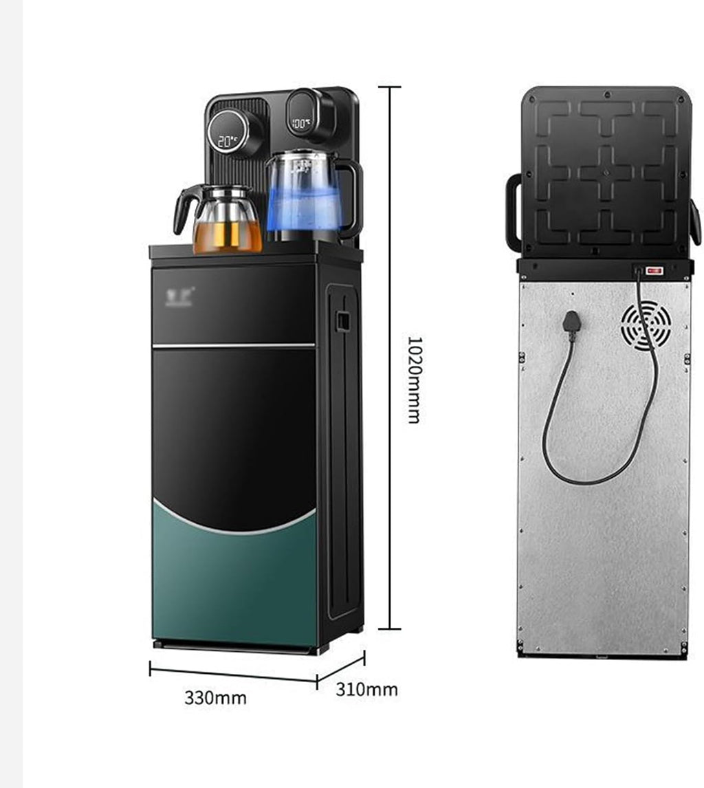 hot water dispensers Tea Bar Machine Remote Control Water Dispenser Household Automatic Desktop New Intelligent Cold and Hot Down Bucket Machine instant hot water dispenser (Color : A, Size : Warm)