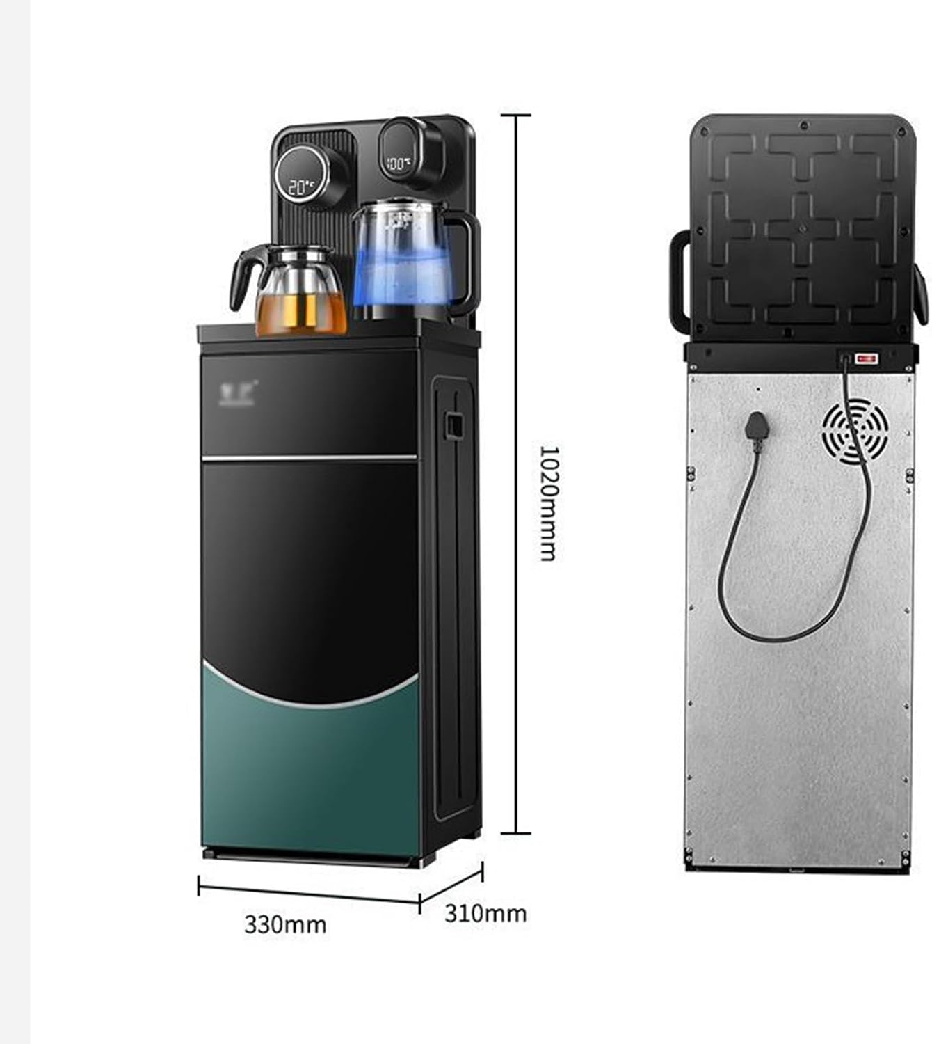 hot water dispensers Tea Bar Machine Remote Control Water Dispenser Household Automatic Desktop New Intelligent Cold and Hot Down Bucket Machine instant hot water dispenser (Color : A, Size : Warm)