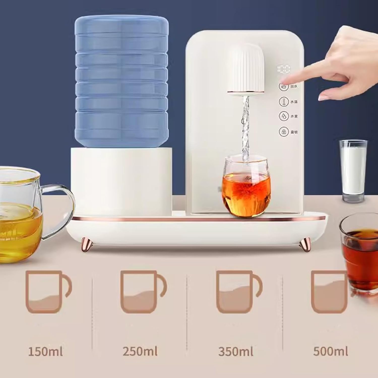 hot water dispensers Desktop Water Dispenser Desktop Instant Hot Tea Bar Machine Home Intelligent Fully Automatic Water Dispenser instant hot water dispenser