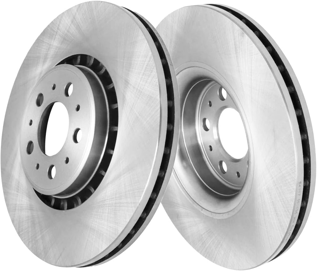 Detroit Axle - Brake Kit for 2003-2014 Volvo XC90 Disc Brake Rotors Ceramic Brakes Pads 2004 2005 2006 2007 2008 2009 2010 2011 2012 2013 Replacement : 13.23' inch Front and 12.13' inch Rear Rotor
