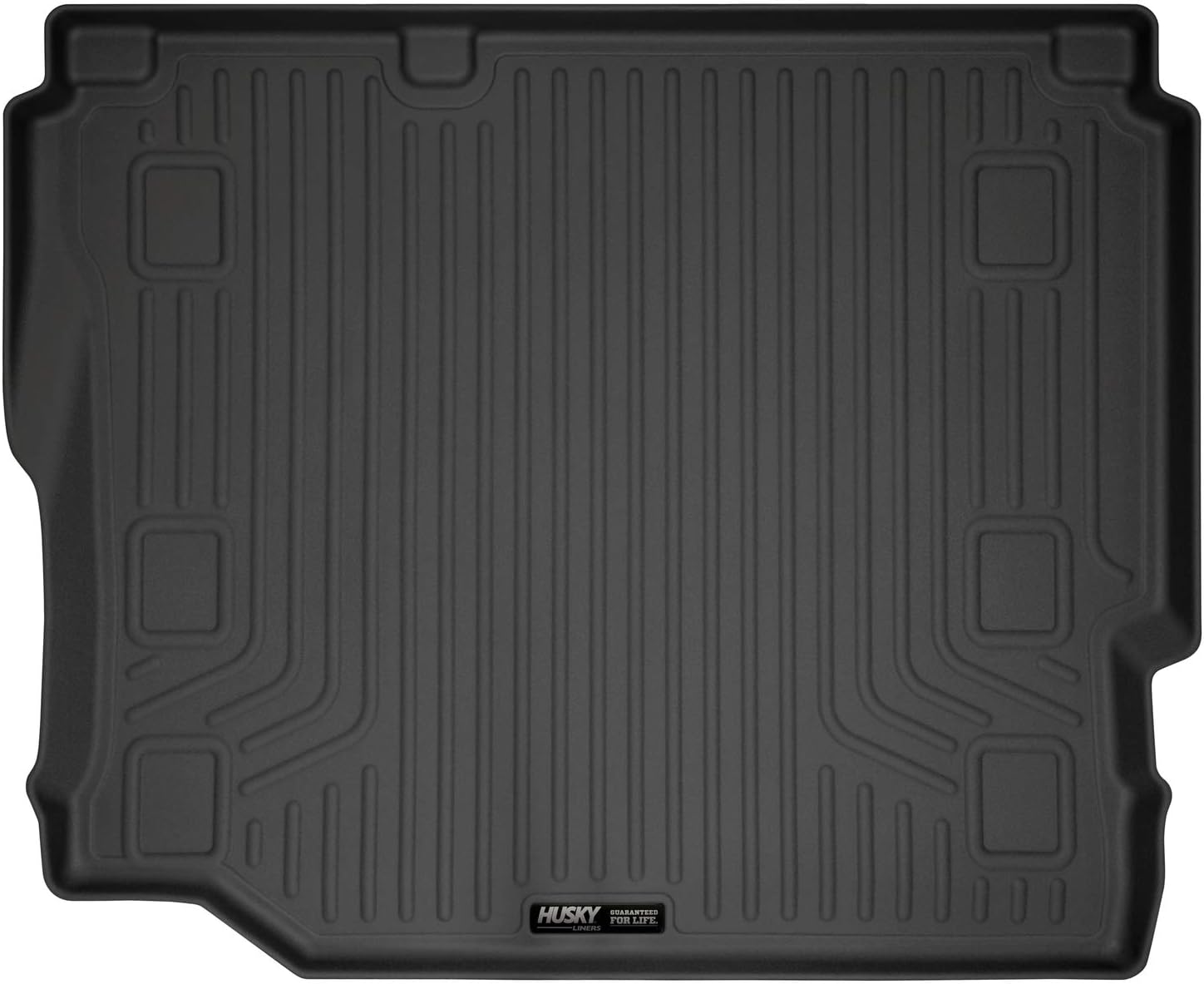 Husky Liners Weatherbeater Cargo Liner | Fits 2018-2026 Jeep Wrangler JK/JL 4-Door w/Cloth Seats & Without Subwoofer | Cargo, 1-pc. Black - 20721