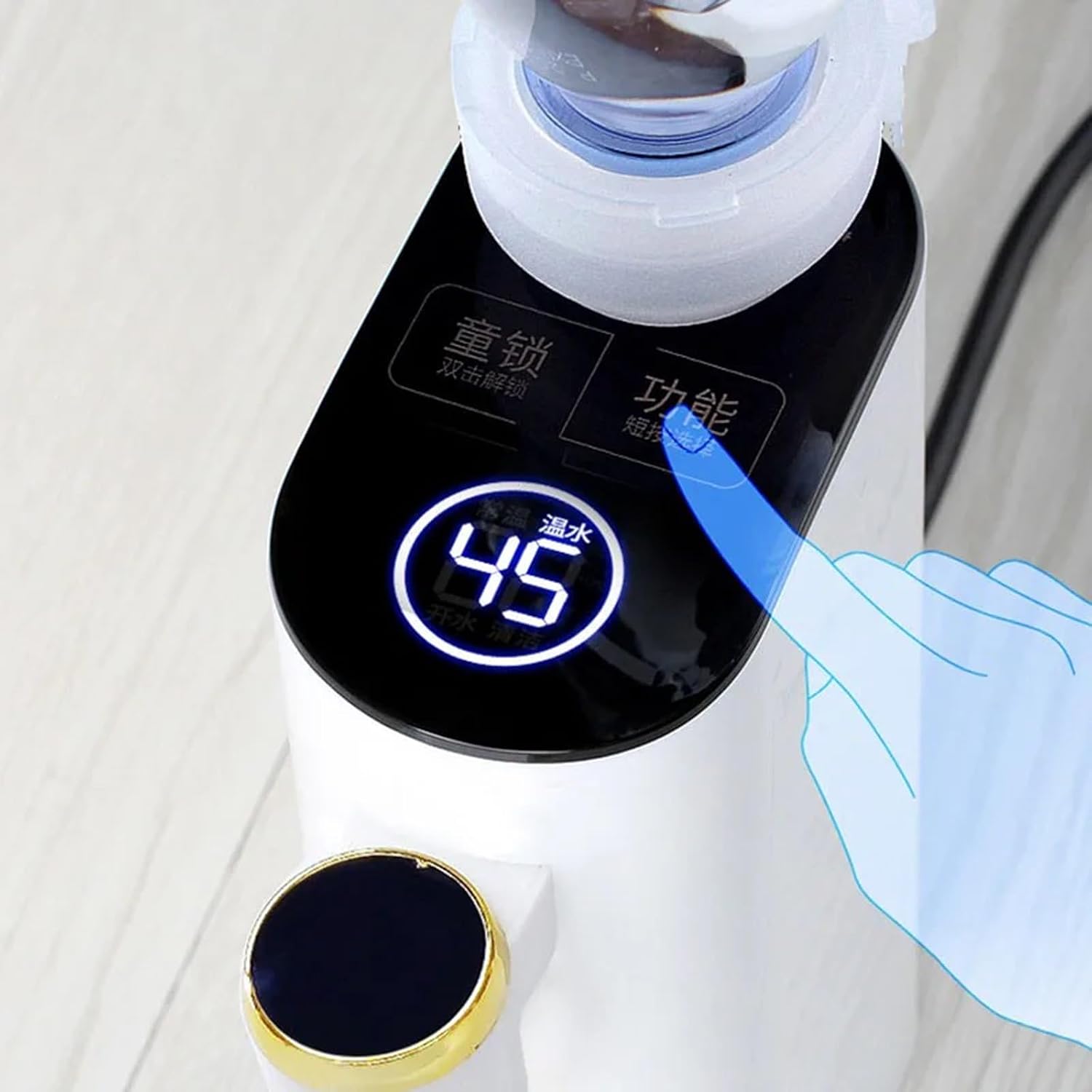 hot water dispensers Instant Hot Water Heating Dispenser Portable Travel Desktop Heater Pump Drinking Bottle Boiler Electric Kettle instant hot water dispenser (Color : With water tank-2)
