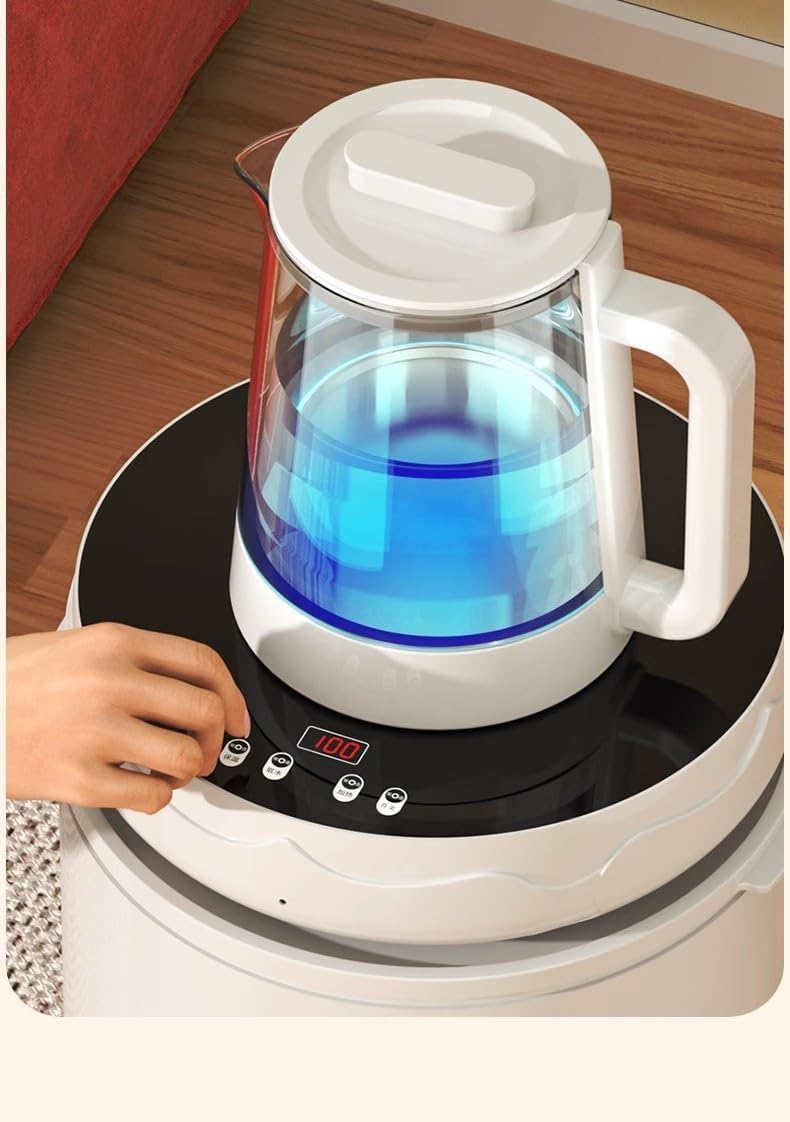 hot water dispensers Vertical Intelligent Water Dispenser Household Bottom Mounted Water Bucket Fully Automatic Bottled Water Tea Bar Machine instant hot water dispenser (Color : B-Voice Version)