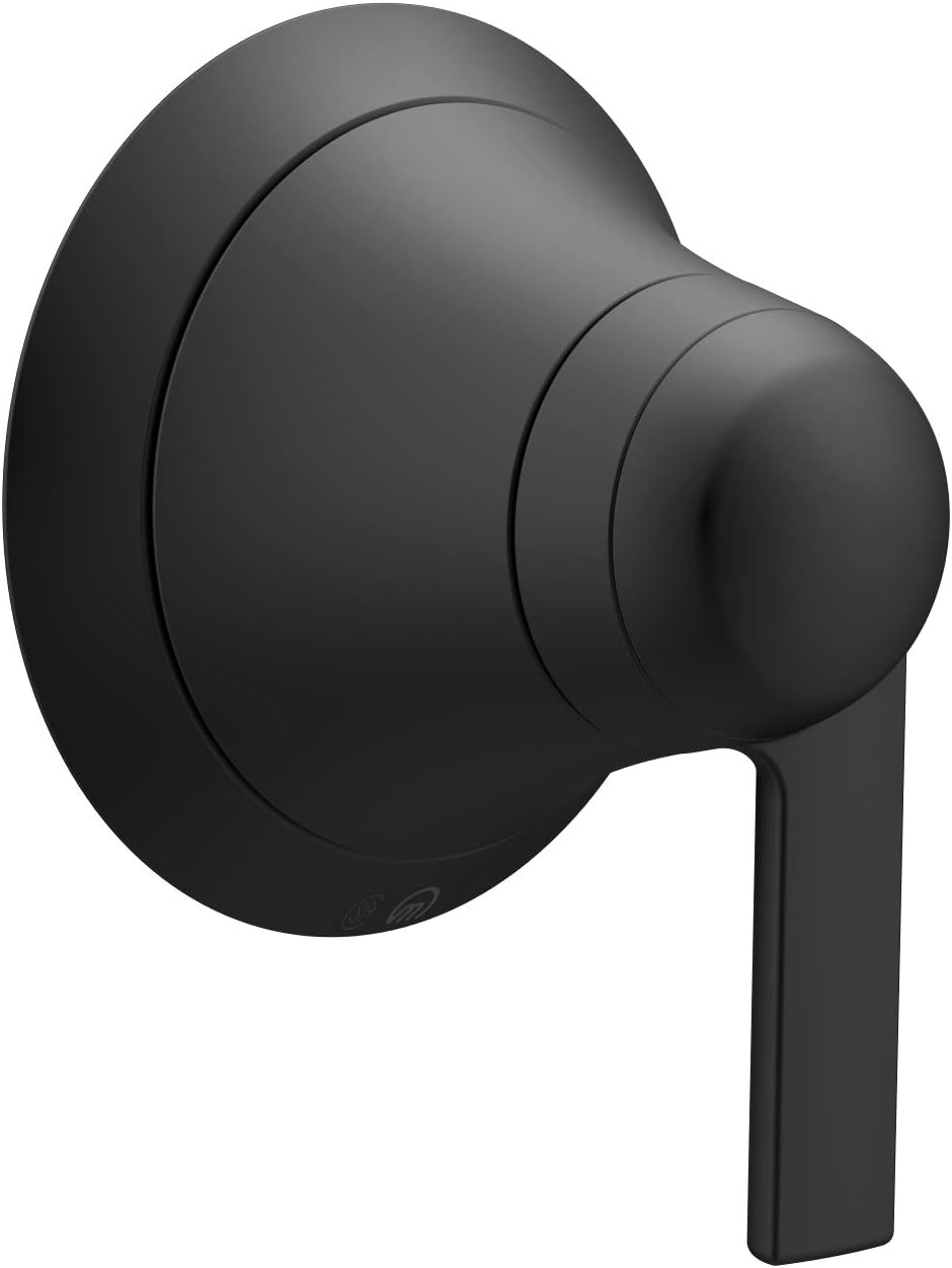 Moen TS3102BL Doux Volume Control Trim Kit, Valve Required, Matte Black