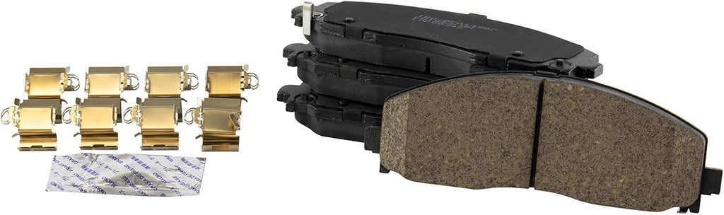 TRQ Performance Front Brake Pad and Rotor Set Ceramic Coated Drilled Compatible with 12-16 Chrysler Town & Country 12-20 Dodge Grand Caravan Journey 12-13 Volkswagen Routan 17-22 Pacifica Voyager