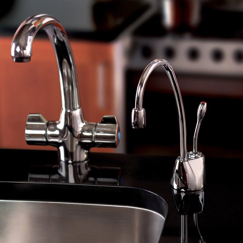 InSinkErator F-GN1100FG Contemporary Instant Hot Water Dispenser-Faucet Only, French Gold