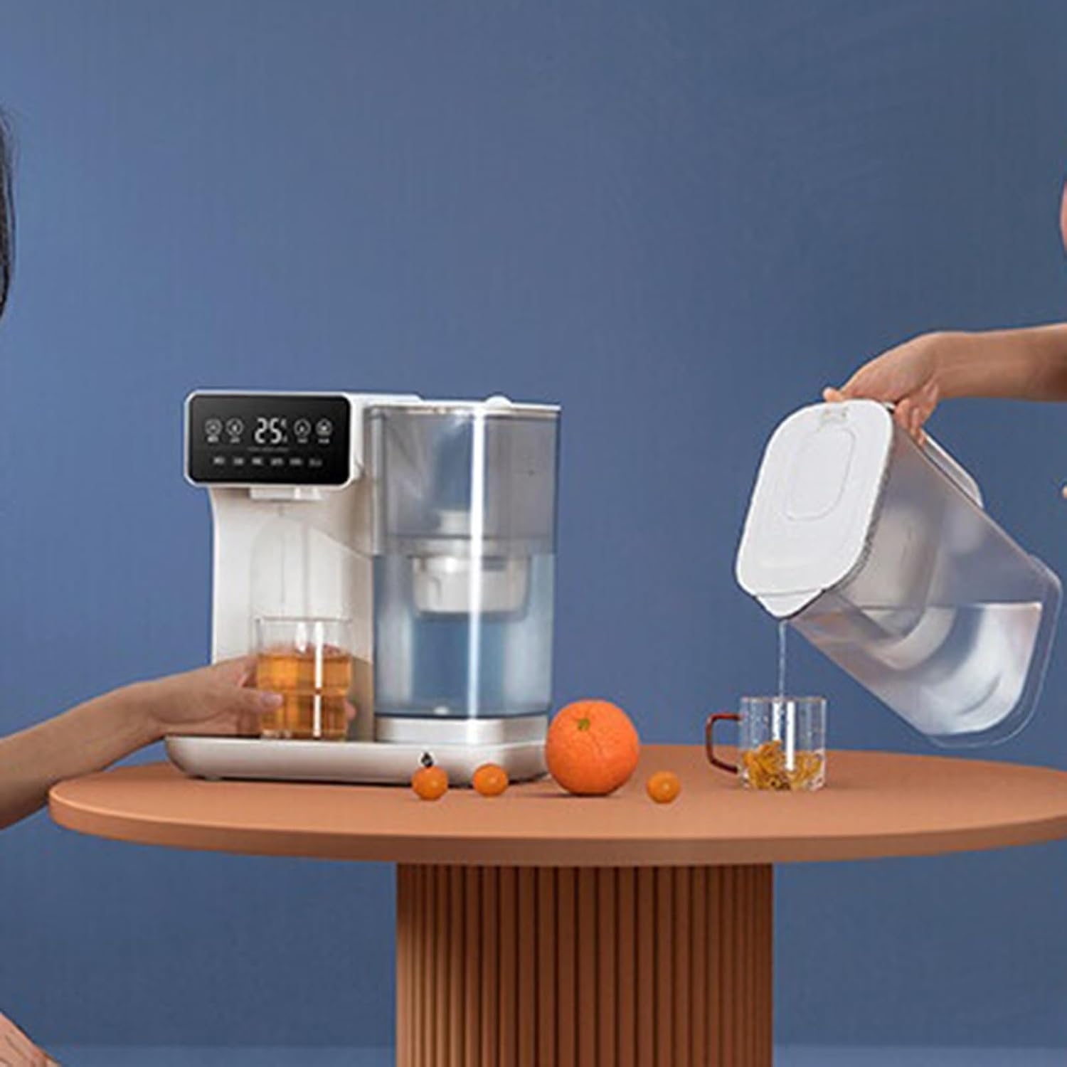 GRFIT hot Water dispensers Desktop Instant Water Dispenser Desktop Installation Free Water Purifier Fast Heating Small Household and Office Water Filter Instant hot Water Dispenser