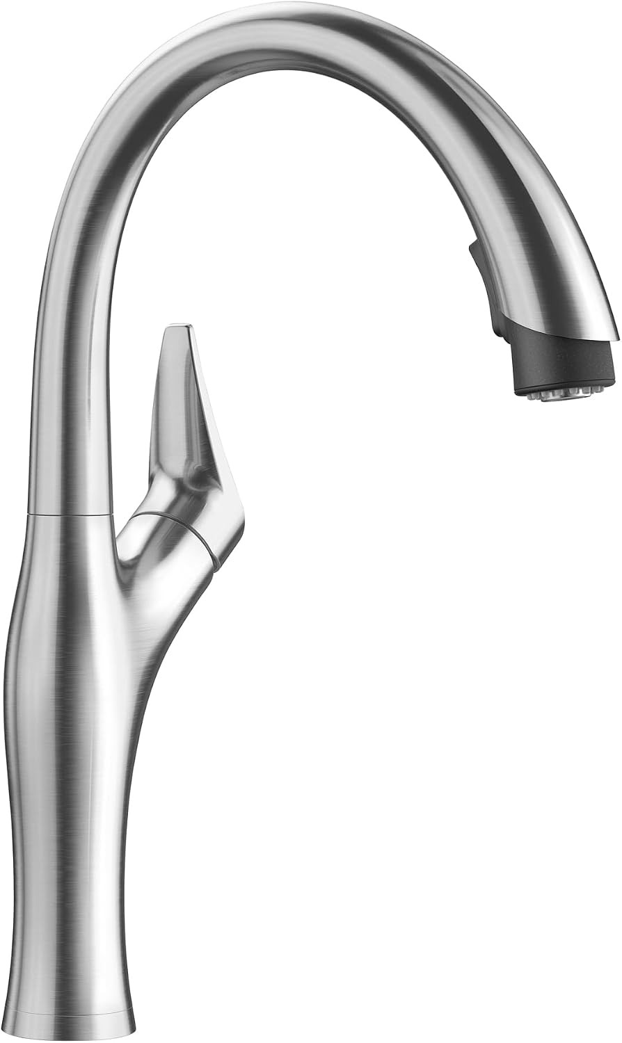 BLANCO, Stainless 442037 ARTONA Pull-Down Dual Spray Kitchen Faucet, 1.5 GPM