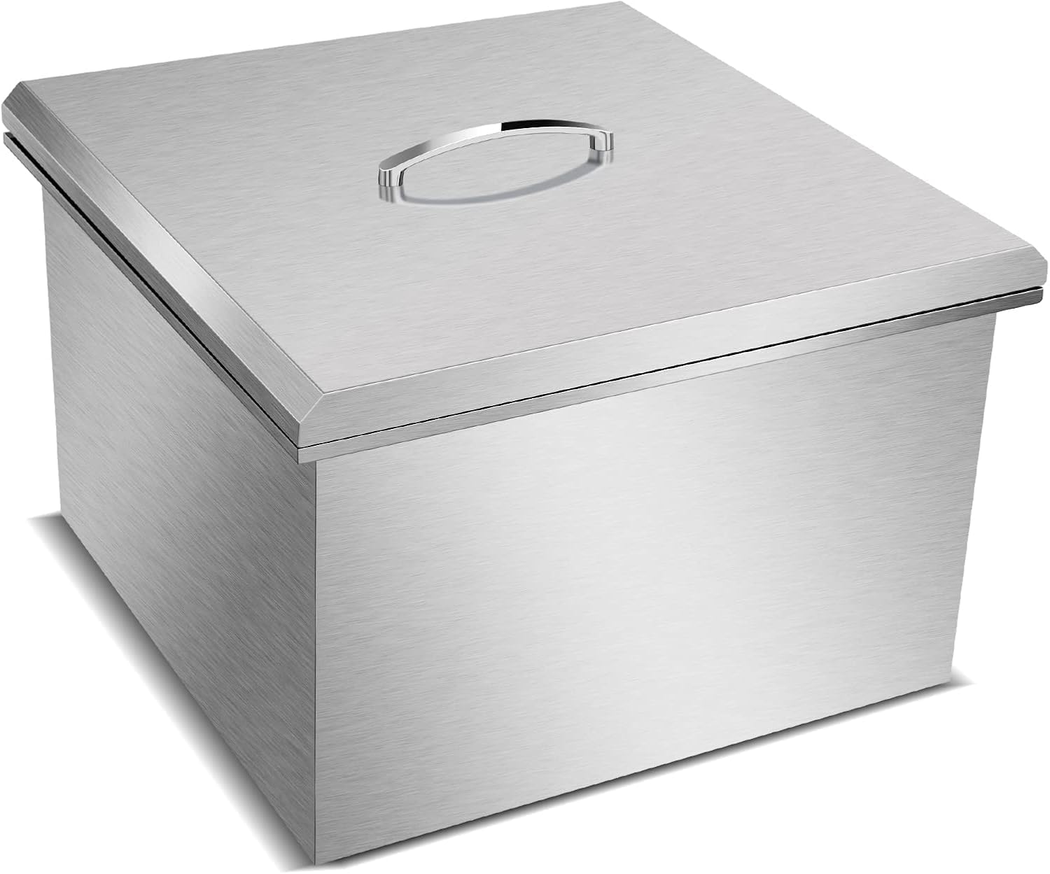 Commercial Stainless Steel Drop-in Ice Bin Chest – Insulated Bar Ice Well for Beverage Service