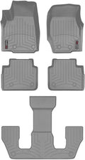 WeatherTech Custom Fit FloorLiners for Jeep Grand Cherokee L, Grand Cherokee L, Grand Cherokee L - Full Set (461696-1-2-3), Grey